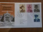 Churchill Centenary. First day Cover 1974