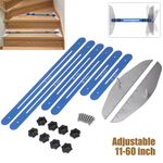 1 Set Length Adjustable 11''-60'' Measuring Jig Gauge Stair Tread Template Tool