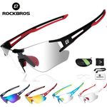 RockBros Cycling Photochromic Sunglasses Outdoor Sports Driving Fishing UV400 UK