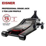 Trolley Jack 3 Ton Tonne Low Profile Hydraulic Floor Lifting Car Van Garage Tool