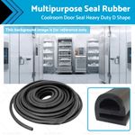 5m 16x20mm Fridge Seals Rubber Door Gasket Coolroom Seal D Shape