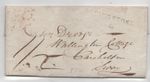 GB 1821 Pre Stamp Entire from Basingstoke to Carshalton (2 scans) WS46673