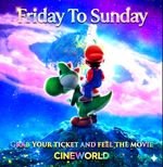 2 x Cineworld Cinema Ticket Valid: Fri Sat Sun FAST DELIVERY – Read Description