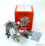 FUEL REGULATOR FILTER KING 85mm ALLOY BOWL NEW MALPASSI  WITH UPGRADE GAUGE NEW