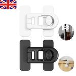 2PCS Baby Safety Locks Kids Child Proof for Cabinet Cupboard Drawer Fridge Door