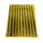 10PC NEEDLE FILE SET 160MM LONG VARIOUS TYPES SECOND CUT FINE WORK RDGTOOLS