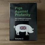 Pigs Against Profanity: Volume 3, an adult party card game. Unopened pack