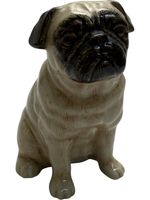 Ceramic Pug Dog Collectable  Money Box Figurine Ornament