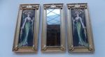 Dolls House Picture Frames Mirror 1 / 12 Th Scale Art Deco Frames With Pictures