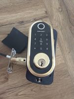 SMONET Bluetooth Fingerprint Keypad Smart Door Lock with Remote Ekeys & Alexa