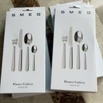 For SMEG 4 Piece Stainless Steel Tableware Set Western Style Cutlery