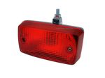 Universal Rear Fog Red Lamp 12V With Bulb Light Car Trailer Caravan Van