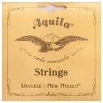 AQUILA BARITONE UKULELE STRINGS NYLGUT DGBE LOW D TUNING - 21U - SUPERB STRINGS