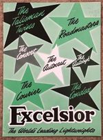 EXCELSIOR Motorcycle Range Sales Brochure 1956 AUTOBYK Talisman COURIER++