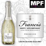Personalised FREIXENET Prosecco Wine Bottle LABEL - Birthday Wedding Hen Party