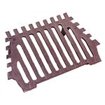 16" Queenstar All Night Burner Cast Iron Fire Grate With 2 Legs 