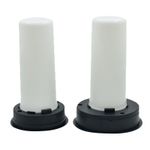 2 Pack Replacement Solar Light Tops with Flickering Flame, Outdoor Solar