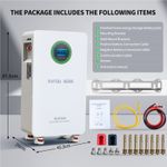 16.07kWh 48V Storage PV Solar LiFePO4 Lithium Power Storage Battery 51.2V 314Ah