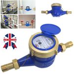 Cold Water Meter for Garden Home15mm 1/2 Inch Intelligent Water Meter Household