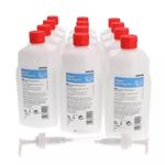 12 X 1 Litre  Ecolab Alcohol Hand Sanitizer Rub Ideal For killing Germs