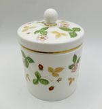 Stunning Vintage Wedgwood Wild Strawberry Lidded Pot in Excellent Condition