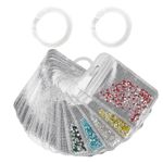 100pcs Reusable Rhinestone Diamond Painting Bead Storage Bags Gem Organizer