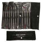 12pce Stainless Steel Wax Carver Set Clay Soap Carving Art Craft Scultping Tools