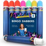 8-48PK Bingo Dabbers Pens Marker Pack Non Drip Daubers Mixed Colours Ticket Game