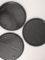 3 Pieces of Medium Pizza Tray - 10 inches (27cm)- Black Colour - New