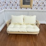 1/12 Scale Doll House Miniatures Furniture  Armchair Double Sofa Living