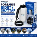 RinseMate Portable Rechargeable Bidet 2.5L USB-C Personal Hygiene Toilet  Travel