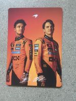 McLAREN F1 TEAM LANDO NORRIS OSCAR PIASTRI DRIVER CARD 2025 SEASON - LAST FEW
