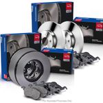 Apec Front & Rear Brake Discs & Pads fits Land Rover Discovery Sport 2014-2015