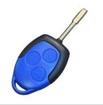 FITS Ford Transit MK7 2006 to 2014 3 BUTTON BLUE REMOTE KEY FOB