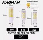 G9 LED Bulb Warm and Cold White 3W 5W 7W G9 Long Life High Energy Saving A Bulbs