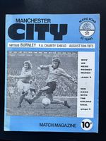 1973 Charity Shield - 18 August 1973 (Manchester City v Burnley) 