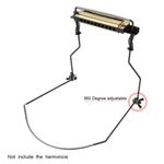Harmonica Neck Rack Adjustable Suitable 10 Holes Harmonica Neck Holder Durable