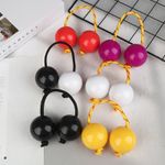 1Pair ABS Hand Shaker Balls Kashaka African Shaker Rattlerhythm instrument