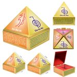 Cho Ku Rei Wooden Pyramid Wish Box Reiki Symbol Crystal Grid Box Size 4 inch
