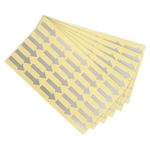 Small Arrow Sticker Label 1.2 x 0.5", 180Pcs Adhesive Color Coding Sign, Grey