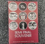 Sunderland 1972/73 FA CUP - Semi Final  Souvenir Programme 1973