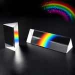 Optical Glass Crystal Triangular Prism Photography Physics Teaching Light Spectr