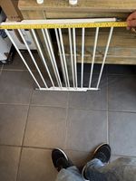 Narrow Baby Gate 55cm - 80cm Safe Secure for Child & Pets Narrow Doors