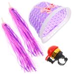 4 Pcs Scooter Basket Bike Accessories Kids Girl Handle Streamers for Girls