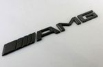 BLACK AMG BADGE EMBLEM C CL CLK SLK S SL 3M ADHESIVE MATTE STYLE