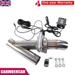 Electric Exhaust Valve System Dump Muffler 2.5" Inch 63mm & Wireless Remote