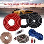 5000W 0 AWG GAUGE Amp Car Amplifier Install Kit Power Cable Sub Subwoofer Wiring