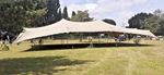 STRETCH TENT (HIRE ONLY!!) 10x15 150 capacity (Listed price is deposit)