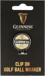 Guinness Label Magnetic Clip Golf Ball Marker