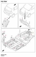 Suzuki Genuine Holder Spare Tyre SX4 S-Cross AKP414 Outer Body 75450-68L00-000